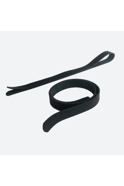 Hakiki Deri Çanta Sapı (ÇİFT) - Siyah Rengi