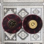 Altın Mıknatıslı Yuvarlak Hakiki Deri Çanta Çıtçıt