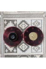 Gümüş Mıknatıslı Yuvarlak Hakiki Deri Çanta Çıtçıtı- Rengi - Görsel 3