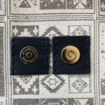 Altın Mıknatıslı Kare Hakiki Deri Çanta Çıtçıtı