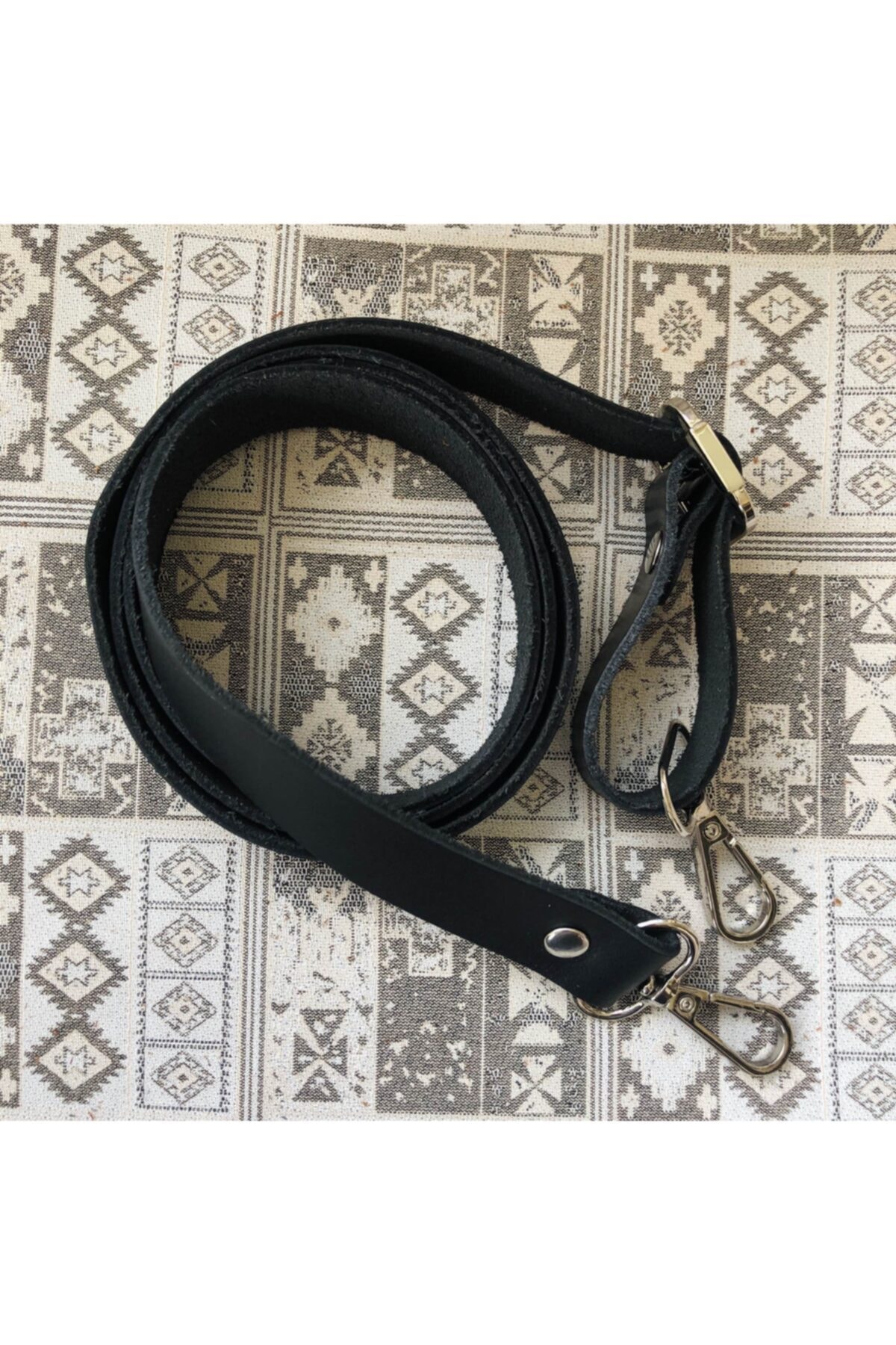 0_org_zoom-34.jpg Hakiki Deri Çanta Sapı Gümüş (120 CM) - Siyah Rengi - Görsel 1