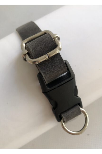 Hakiki Deri Kedi Tasması- Ayarlanabilir Kedi Boyun Tasması Renk