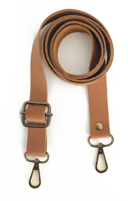 Hakiki Deri Çanta Sapı Antik Aksesuar (120 Cm)