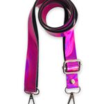 Ayarlanabilir Çanta Sapı (120 Cm) - Fosforlu Pembe Suni Deri