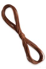 Mumlu Ip (1 Mm/3metre)- Tesbih Ipi,kolye Ve Takı Tasarım Ipi , Dubai Kahve Renk