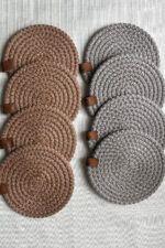 Bardak Altlığı, Çay Kahve Fincan Kupa Mum Altlığı Dekoratif Supla 12 Cm - Görsel 5