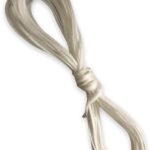 Mumlu Ip (1 Mm/3metre)- Tesbih Ipi,kolye Ve Takı Tasarım Ipi , Beyaz Renk