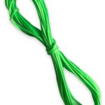 Mumlu Ip (1 Mm/3metre)- Tesbih Ipi,kolye Ve Takı Tasarım Ipi , Neon Yeşil Renk