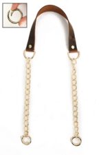 Gerçek Deri Ve Zincir, Yaylı Halka Takım Çanta Sapı (75 Cm) - Görsel 28