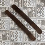 Gerçek Deri Tepsi Sapı Çift 22 cm Crazy Taba Rengi