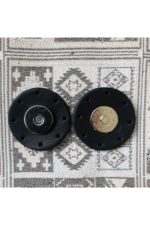 Gümüş Mıknatıslı Yuvarlak Hakiki Deri Çanta Çıtçıtı- Rengi - Görsel 12