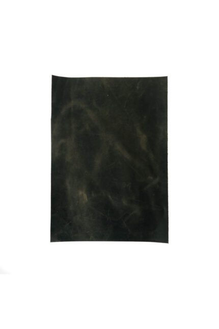 Hakiki Deri - A4 Ebat - Crazy Haki Rengi