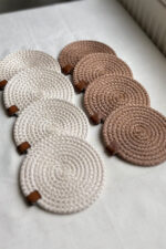 Bardak Altlığı, Çay Kahve Fincan Kupa Mum Altlığı Dekoratif Supla 12 Cm - Görsel 7