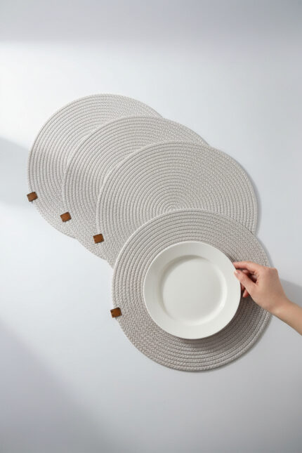 Amerikan Servis, Runner, Sunum Suplar Takımı, Örgü Tabak Altı Yanmaz