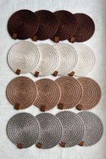 Bardak Altlığı, Çay Kahve Fincan Kupa Mum Altlığı Dekoratif Supla 12 Cm - Görsel 10