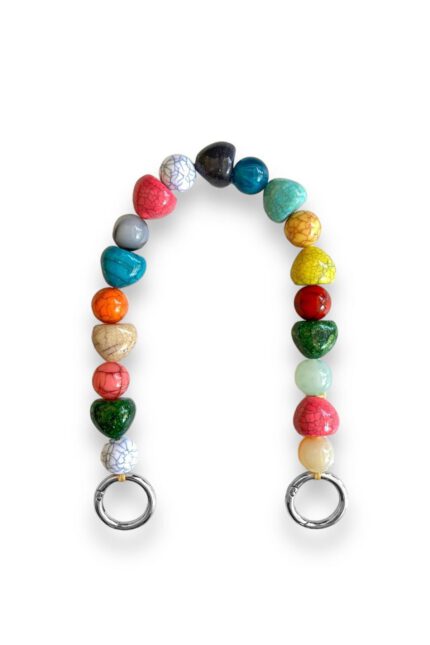 Akrilik Çanta Sapı (Yaylı Halka, 30 CM)- Çok Renkli