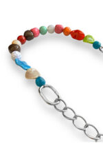 Akrilik Çanta Sapı (Zincir ve Yaylı Halka, 75 CM)- Çok Renkli - Görsel 4