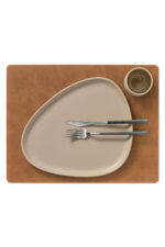 Tekli Deri Supla, Deri Amerikan Servis, Deri Tabak Altlığı- 35x45 cm