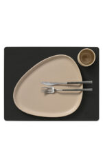 Tekli Deri Supla, Deri Amerikan Servis, Deri Tabak Altlığı- 35x45 cm - Görsel 3