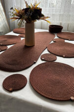 Runner, Supla, Bardak Altlığı Set- 6 Supla, 1 Runner, 6 Bardak Altlığı - Görsel 9