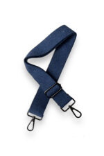 Pamuklu Çanta Askısı, Kaliteli Siyah Renk Aksesuarlı (120 cm)