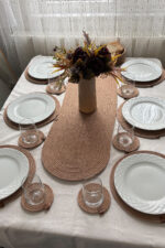 Runner, Supla, Bardak Altlığı Set- 6 Supla, 1 Runner, 6 Bardak Altlığı - Görsel 10