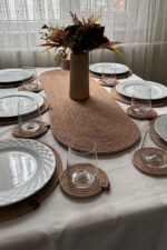 Runner, Supla, Bardak Altlığı Set- 6 Supla, 1 Runner, 6 Bardak Altlığı - Görsel 13