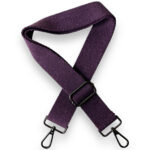 Pamuklu Çanta Askısı, Kaliteli Siyah Renk Aksesuarlı (120 cm)