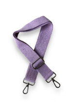 Pamuklu Çanta Askısı, Kaliteli Gümüş Renk Aksesuarlı (120 cm) - Görsel 13