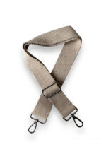 Pamuklu Çanta Askısı, Kaliteli Gümüş Renk Aksesuarlı (120 cm) - Görsel 25