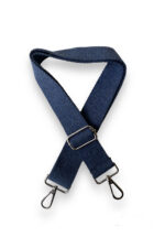 Pamuklu Çanta Askısı, Kaliteli Gümüş Renk Aksesuarlı (120 cm) - Görsel 57