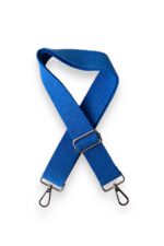 Pamuklu Çanta Askısı, Kaliteli Gümüş Renk Aksesuarlı (120 cm) - Görsel 69