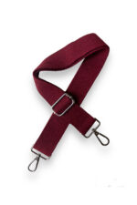 Pamuklu Çanta Askısı, Kaliteli Gümüş Renk Aksesuarlı (120 cm) - Görsel 77