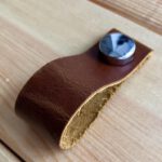 Hakiki Deri Dolap Düğme Kulp - Crazy Karamel