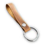 Hakiki Deri Anahtarlık - Gümüş Aksesuar - Crazy Oranj