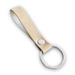 Hakiki Deri Anahtarlık - Gümüş Aksesuar - Hasır