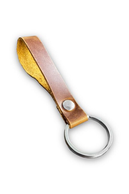 Hakiki Deri Anahtarlık - Gümüş Aksesuar - Crazy Karamel