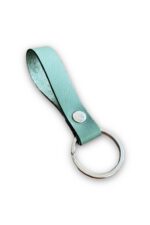 Hakiki Deri Anahtarlık - Gümüş Aksesuar - Yeşil