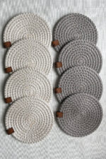 Bardak Altlığı, Çay Kahve Fincan Kupa Mum Altlığı Dekoratif Supla 12 Cm - Görsel 2