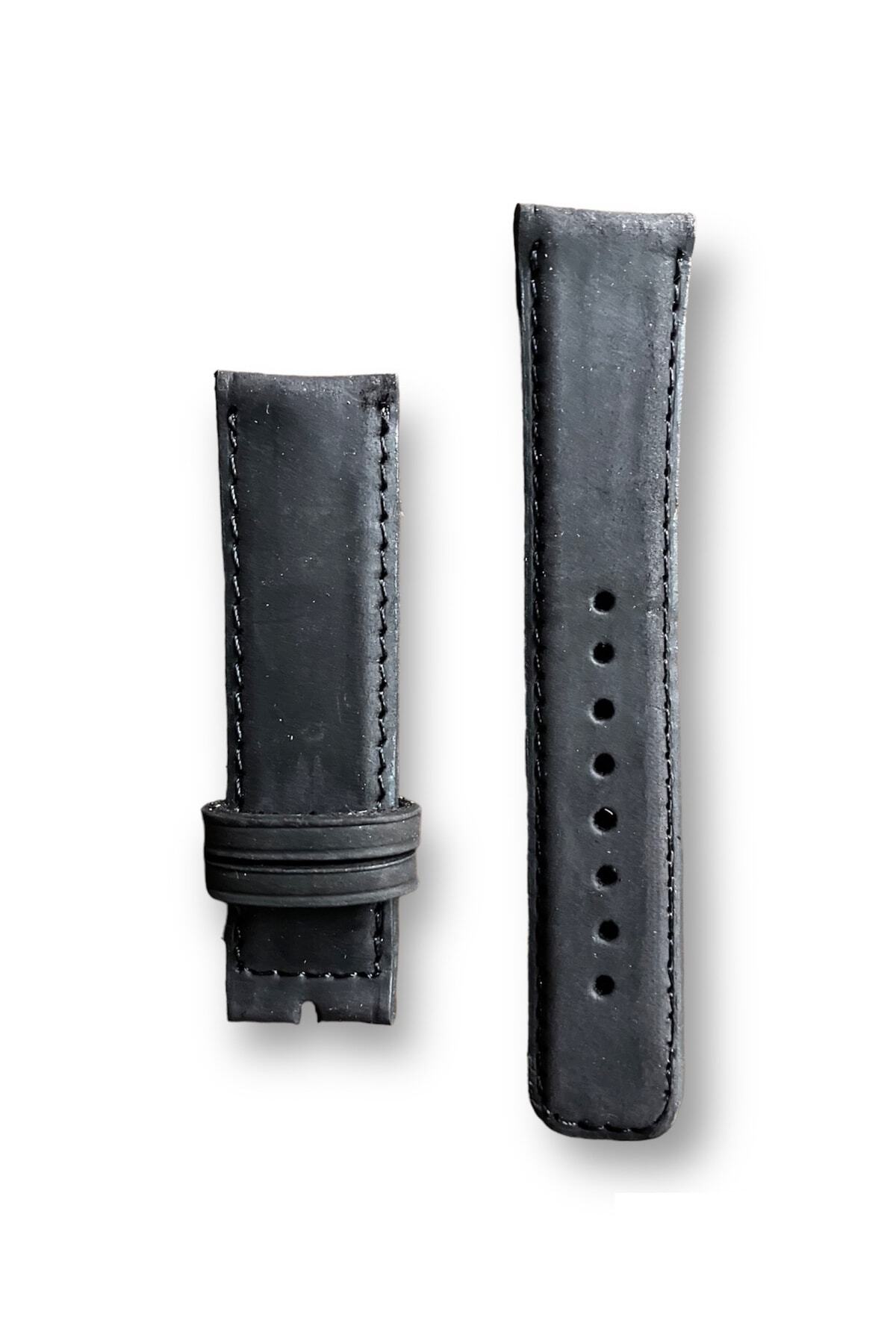 1_org_zoom-807.jpg Hakiki Deri Saat Kordonu Dikişli 22mm - Görsel 1