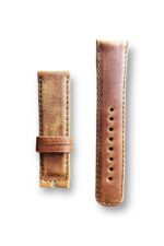 Hakiki Deri Saat Kordonu Dikişli 22mm - Görsel 7