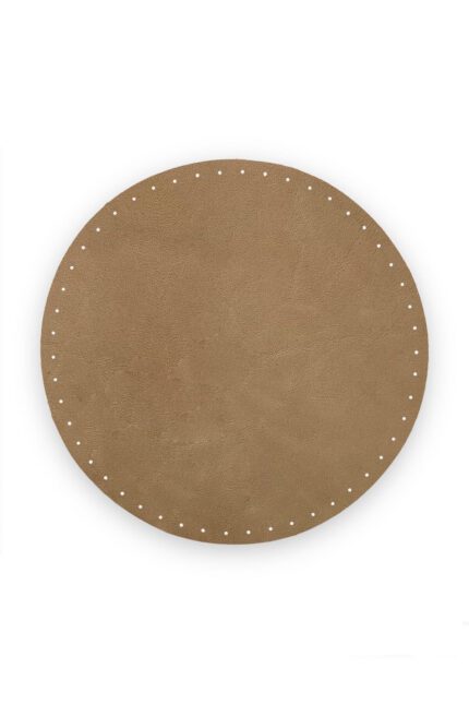 Hakiki Deri Çanta Tabanı Yuvarlak (20x20 Cm)- Çanta Aksesuarı