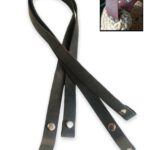 Hakiki Deri Çıtçıtlı Çanta Askısı (çift 75 Cm)