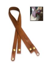 Hakiki Deri Çıtçıtlı Çanta Askısı (çift 75 Cm) - Görsel 3