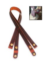 Hakiki Deri Çıtçıtlı Çanta Askısı (çift 75 Cm) - Görsel 5