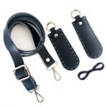 Hakiki Deri Çanta Sapı Altın (120 Cm) Çanta Yan Parça- Clutch, Sap Çanta Yanı Set