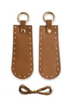 Hakiki Deri Çanta Yan Parça- Clutch, Sap Çanta Yanı (12X5 CM) - Görsel 5