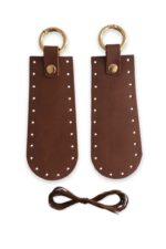 Hakiki Deri Çanta Yan Parça- Clutch, Sap Çanta Yanı (12X5 CM) - Görsel 9