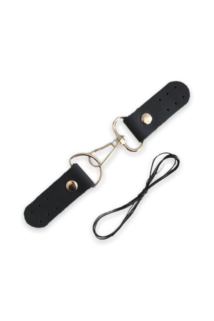 Hakiki Deri Kancalı Çanta Kilit, Kancalı Böce (15 Cm)