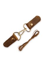 Hakiki Deri Kancalı Çanta Kilit, Kancalı Böce (15 Cm) - Görsel 4